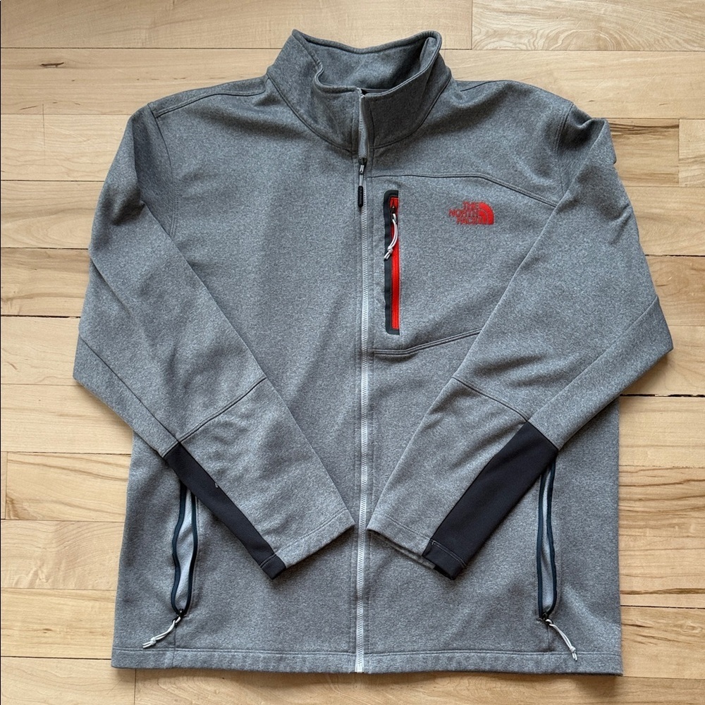 The North Face Men's Gray Zip Up - Picture 2 of 3